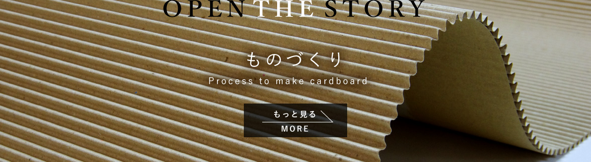 ものづくり -Process to make cardboard-